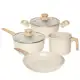 Conjunto de Panelas 4 Peças Revestimento Cerâmico Antiaderente Marble Edition Oster em oferta