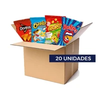 Imagem da promoção Kit com 20 salgadinhos Sortidos Doritos Ruffles Chettos Fandangos Elma Chips