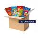 Kit com 20 salgadinhos Sortidos Doritos Ruffles Chettos Fandangos Elma Chips em oferta