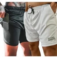 Imagem da promoção Kit 2 Bermuda Academia Termica Short Masculino 2 em 1 com Compressão