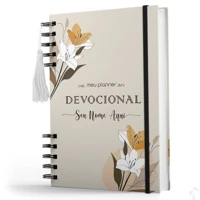 Imagem da promoção Planner Devocional Personalizado Com Nome Floral