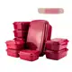 Conjunto De Potes Vasilha Com Tampa Plastica Para Alimentos Cozinha 10 Potes em oferta