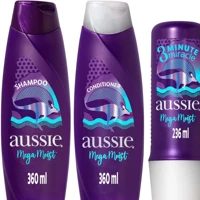 Imagem da promoção Kit Aussie Mega Moist Super Hidratação Shampoo 360ml e Condicionador 360ml e 3 Minutos Milagrosos 23