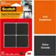 Protetor Antideslizante Scotch 3M Quadrado Preto Extra Grande 4 unidades em oferta