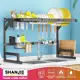 Cozinha Escorredor De Louça Suspenso Boutique Kitchen Rack Aço Inoxidável Organizador Louça Preto 65 em oferta