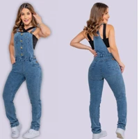 Imagem da promoção Jardineira Jeans Feminina Slim Clara Com Botões na Promoção - Pandora Jeans