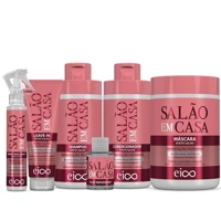 Imagem da promoção Eico Salão Em Casa Hidratação Intensiva Shampoo e Condicionador 450ml + Máscara 1Kg