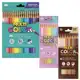 Lápis De Cor 58 Cores Multicolor(básicas + Pastel+Pele) em oferta