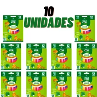 Imagem da promoção 10 Unidades Lápis De Cor 12 Cores Pequeno Mini