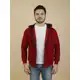 Blusa De Frio Casaco Moletom Masculina Com Ziper e Capuz Liso Com Plus Size Várias Cores em oferta