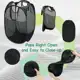 2 Pcs 40x40x70cm Cesto De Brinquedos Organizador Preto Cesto De Roupa Suja Dobráve em oferta