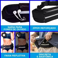 Imagem da promoção Bolsa Pochete Unissex Esportiva Sem Volume Compacta Leve