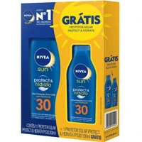 Imagem da promoção Protetor Solar Nivea Sun Fps 30 200ml + Protetor Solar Nivea Sun Fps 30 NIVEA 100ml