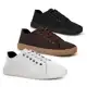 Kit 3 pares de tênis casual confortável estiloso em oferta
