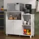 Balcão Multimóveis para Forno e Microondas Branco REF.2358 em oferta