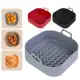 Forma De Silicone Quadrada Air fryer 20cm Antiaderente Cesto Silicone Fritadeira Elétrica Grande em oferta