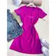 Vestido camiseta algodão Básica Estampa em oferta