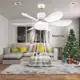 Ventilador De Teto 6 pás Wind Light Silent Ponente Controle Remoto Lcg led 60w em oferta