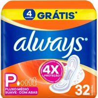 Imagem da promoção Absorvente Always Super Proteção Suave - 32 unidades