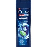 Imagem da oferta Shampoo Anticaspa Clear Men Ice Cool Menthol 400ml
