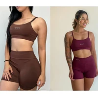 Imagem da oferta Conjunto Virginia Top + Shorts (Tam. P ao GG)