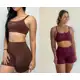 Conjunto Virginia Top + Shorts (Tam. P ao GG) em oferta