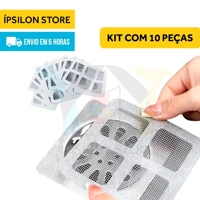 Imagem da promoção 60Pcs Piso Descartável Patch Dreno Anti-Bloqueio Tela Filtrante De Cozinha Adesivo De Filtro Acessór