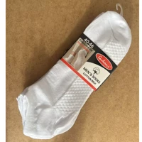 Imagem da promoção Kit  Pares de Meias Brancas Soquete Cano Curto Masculina Feminina Unissex Grânulos de massagem