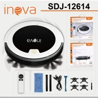 Imagem da promoção Inova Robô Inteligente Aspirador de Pó Automático Limpeza Doméstico Sensores Anti- queda com Control