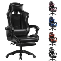 Imagem da promoção Cadeira Escritório Gamer Ergonômica Reclinável Confortável Com Rodinha E Apoio Para Os Pés-F19