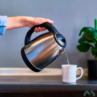 Imagem da promoção Chaleira Elétrica 2 Litros Potente 1800W Aço Inox Desligamento Automático