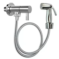 Imagem da promoção Duxa Higiênica Registro Aço Inox Super Luxo 1/4 Volta