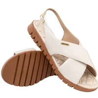 Imagem da promoção Sandália feminina Ortopédica Via Angel Tratorada de X Confortável Versátil Estilosa 76.05