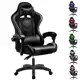 Cadeira Gamer Profissional Escritório Ergonômica Reclinável Confortável Com Rodinha E Apoio Para Pés em oferta