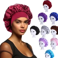 Imagem da promoção Touca de Cetim Com Faixa Larga unisex para dormir 025-020