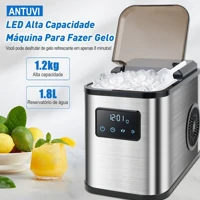 Imagem da promoção Máquina De Gelo Temporizada Inox Comercial Painel Digital 14.4kg