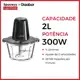 2L Processador de Alimentos Moedor de Carne Triturador Elétrico Legumes 4 lâminas 127V 220V Gaabor em oferta