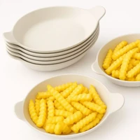 Imagem da promoção Kit 10 Petisqueira Plástica Barquinha Canoa 600ml para Lanchonete Restaurante