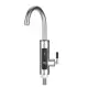 Torneira Elétrica Para Cozinha Banheiro Com Visor de Temperatura Regulagem e Giratória 360° Aço Ino em oferta