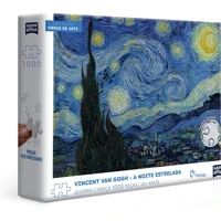 Imagem da promoção Quebra-cabeça 1000 peças Vincent Van Gogh - A Noite Estrelada - Toyster Brinquedos