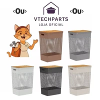 Imagem da promoção Cesto De Roupas OU Grid Com Tampa De Bambu 49 Litros 5 cores disponíveis