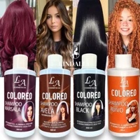 Imagem da promoção Shampoo Escurecedor Cabelos Brancos Tonalizante Colored 300ml Efeito 100% Natural Super Resultado