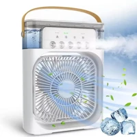 Imagem da promoção Mini Ar Condicionado Umidificador Ventilador Portátil USB Led Quarto Sala De Estar Escritório Mesa T
