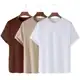 Kit 3 Camisetas Básicas Streetwear Camisa T-Shirt Masculina Slim Promoção Algodão em oferta