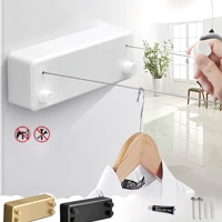 Imagem da promoção Varal Retrátil Parede Automático 2 Cordas Apartamento Cor Branco 4,2 Metros Suporte 40kg para