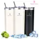 ROMANTIC CROWN Copo Térmico Inox 600ml com Tampa Hermética e Canudo Anti Vazamento de Aço Inoxidável em oferta