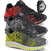 Imagem da promoção Kit 3 Tênis Masculino Header Spider Várias Cores Super Promoção Oferta + Relógio