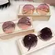 Oculos De Sol Quadrados Grandes E Elegantes Vintage Para Mulheres-Da Moda Com Armação De Metal em oferta