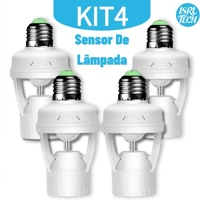 Imagem da promoção KIT Sensor De Presença Com Fotocélula Para Lâmpada Soquete