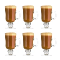 Imagem da promoção Jogo 3 ou 6 Peças Canecas Capuccino Nespresso Em Vidro Irish Coffee 130ml